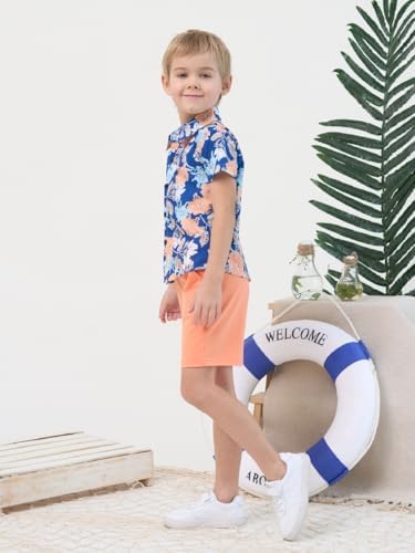 Comfortable Toddler Boy Hawaiian Outfit