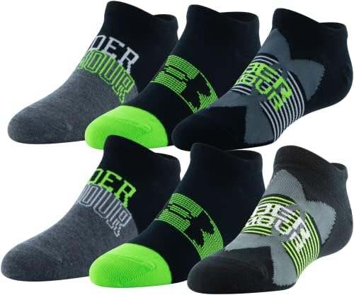 Durable Lightweight Arch Support 6-Pair Socks for Boys