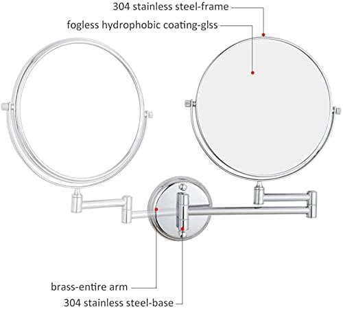 Double Sided Magnifying Mirror 3X