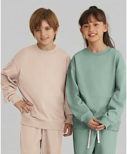MODNTOGA Big Kid SweatSuit Set 2PCS for Boys Girls