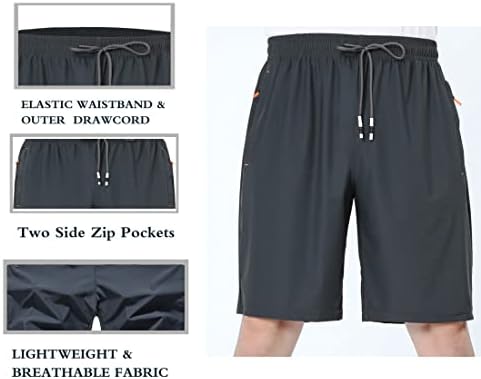 XiaoLongRen Boys Lightweight Athletic Running Shorts