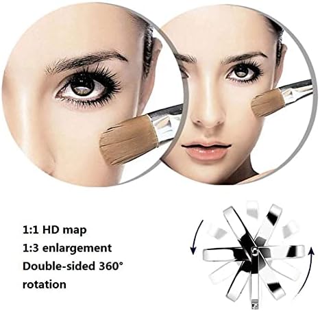 FUDGIO LED Lighted_wall Mount Makeup Mirror