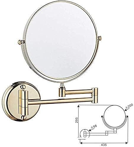 LCARY Extendable 3X1X Makeup Mirror Folding Vanity for Bathroom Travel