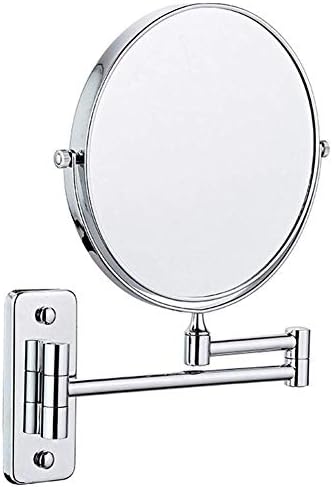 3x Magnifying Wall Makeup Mirror Antique Bronze