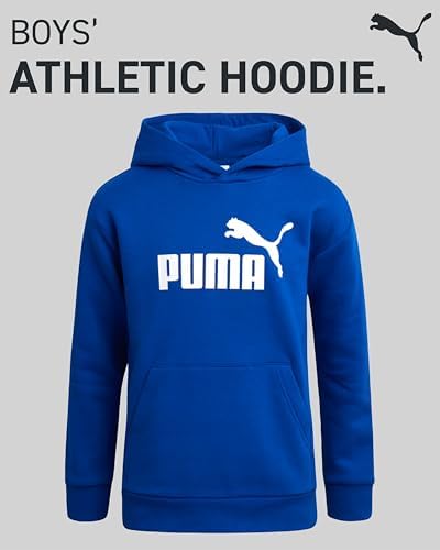 PUMA Boys Fleece Hoodie with Kangaroo Pockets