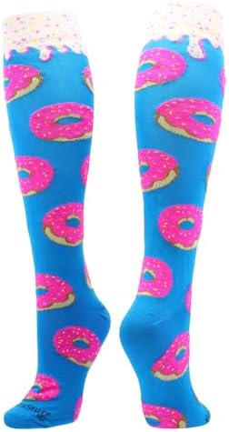 MadSportsStuff Donut Socks Pink Frosting Sprinkles