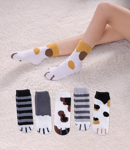 SDBING Crew Socks 6 Pairs Cozy Safe and Fun for Kids