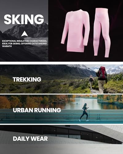 OutdoorMaster Thermal Underwear Set for Kids