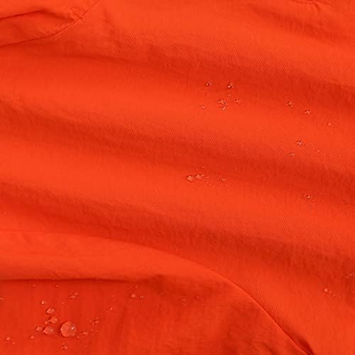 LionJie Boys Packable Rain Jacket - Waterproof Lightweight for 3-12Y