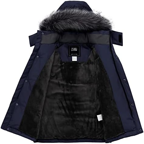 ZSHOW Boys Warm Winter Parka Hooded Puffer Jacket