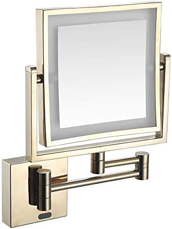 8 Inch LED Vanity Mirror Wall Mount Double Sided 1X 3X Magnification