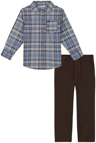 Stay Style-Ready with Calvin Klein Boys 2pc Woven Pant Set