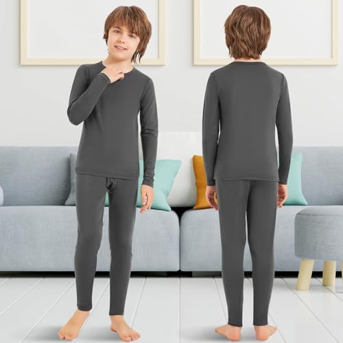 Set of 2 Cozy Thermal Pajamas for Boys