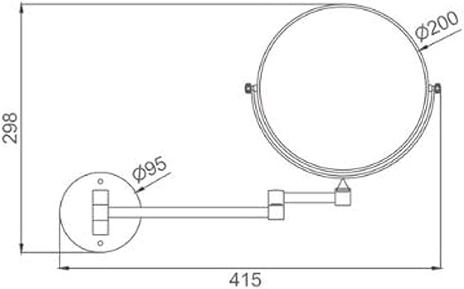 FudiGio Dual-Sided Vanity Mirror