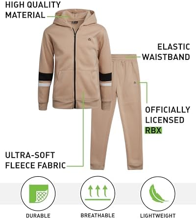 RBX Boys Fleece Jogger Set