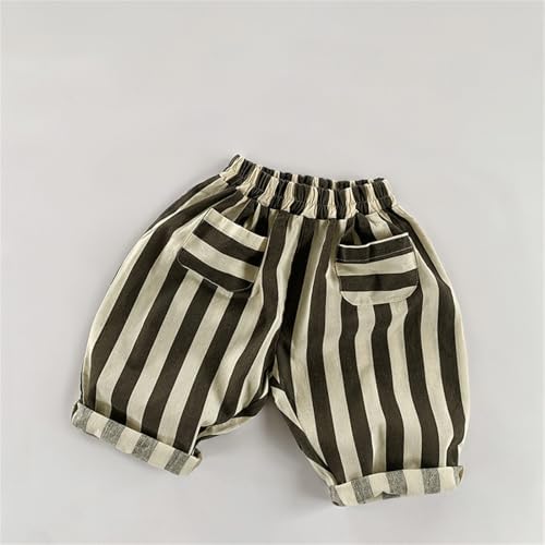 Premium Cotton Linen Boys Harem Pants with Elastic Waist