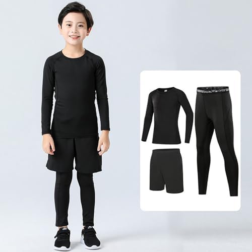 Comfortable Running thermal suit set for Kids Boys Girls