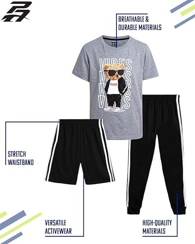 Pro Athlete Boys Active 3-Piece Set