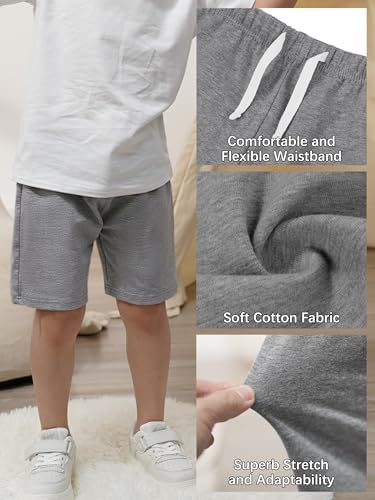 Resinta 4-Piece Toddler Boys Cotton Shorts