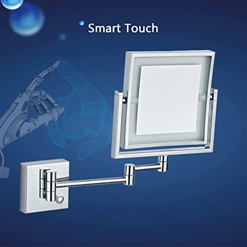 LED Wall-Mounted Makeup Mirror - Insert Name