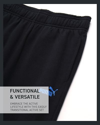 PUMA Boys 3-Piece Jogger Set - Soft Fleece Activewear