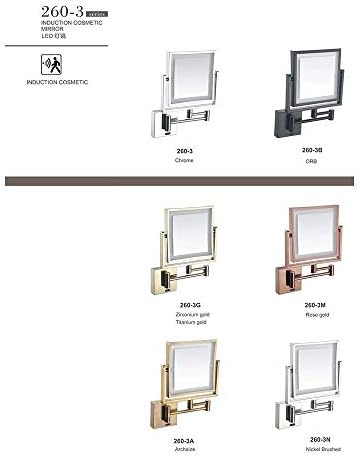 8-inch LED Light Wall-Mounted Vanity Mirror for Human Body