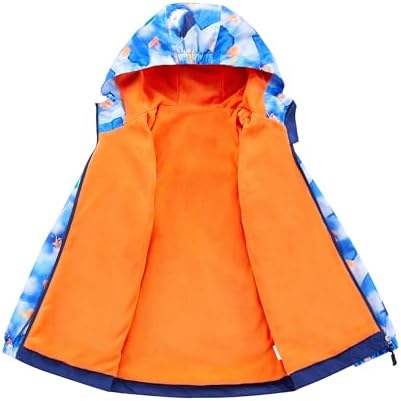 M2C Boys Waterproof Windbreaker Jacket Fleece Lined
