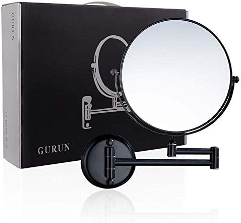 LCARY Light Up Life Makeup Mirror Wall Mount 6 Inch
