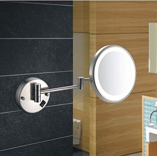 Wall-Mount 5X Makeup Mirror
