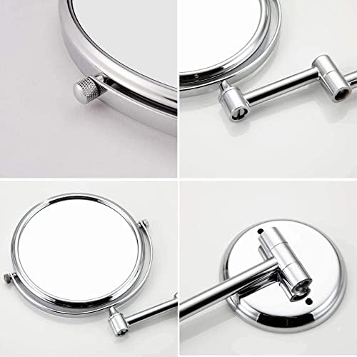 Double-Sided Makeup Mirror 8-Inch Vanity with 10x Magnification
