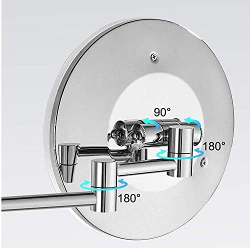 Wall-Mount 5X Makeup Mirror