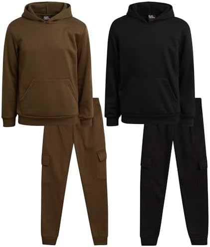 Quad Seven Boys 4-Piece Fleece Jogger Set