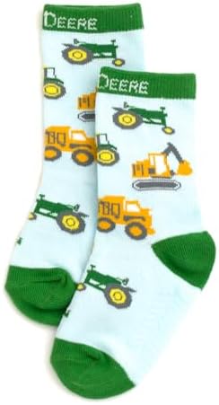 John Deere Kids Truck Socks Crew
