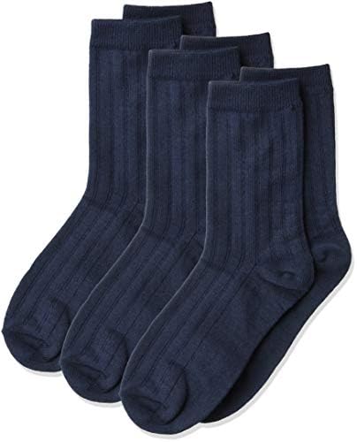 Jeffers Boys 8-20 Rib Crew Socks 3-Pair Pack