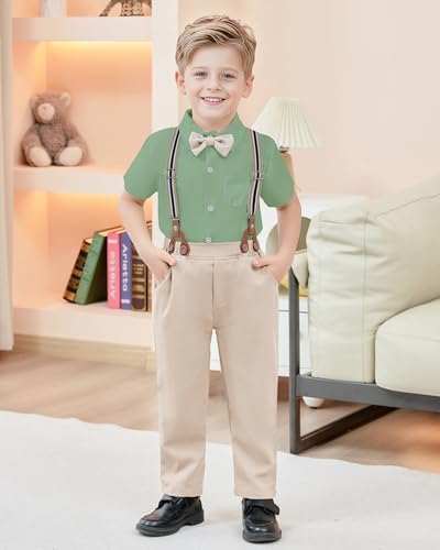 ZOEREA Boys Formal Suit for Wedding Party