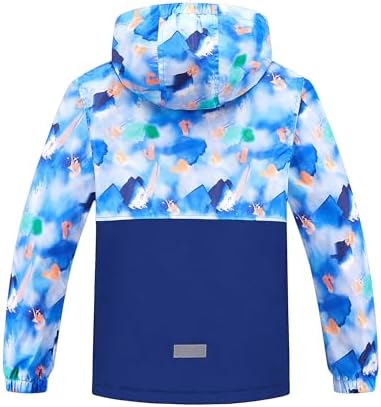 M2C Boys Waterproof Windbreaker Jacket Fleece Lined
