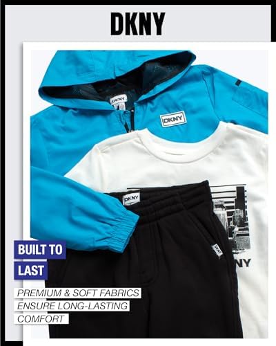 DKNY Boys 3-Piece Sweatsuit Set