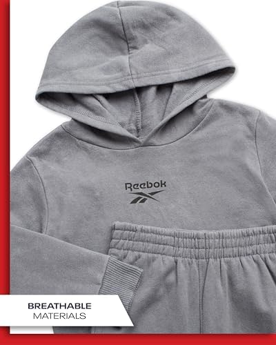 Reebok Baby Boys Efficiently Active Style 2-Piece Fleece Hoodie Jogger Sweatpants