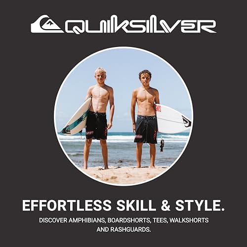 Quiksilver Boys Volley Pool Swim Trunks UPF 50 Sun Protection