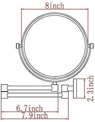 Sturdy Extendable Makeup Mirror