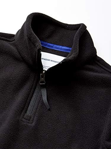 Amazon Essentials Boys Polar Fleece Quarter-Zip Pullover Jacket Warm Cozy