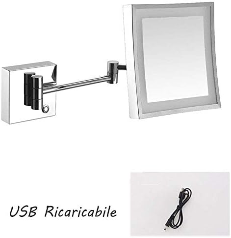 Wall-Mounted 3-in-1 Vanity Mirror