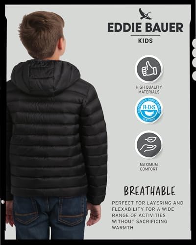 Eddie Bauer Kids Reversible Jacket for Boys Girls 3-20