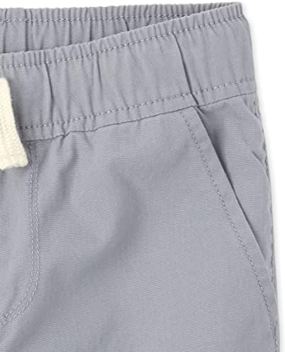 The Childrens Place Boys 100 Cotton Jogger Shorts