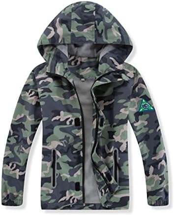 Waterproof Kids Rain Jacket With Hood for Outdoor Adventures