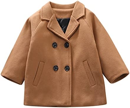 Elegant Plaid Collar Quilted Jacket for Kids