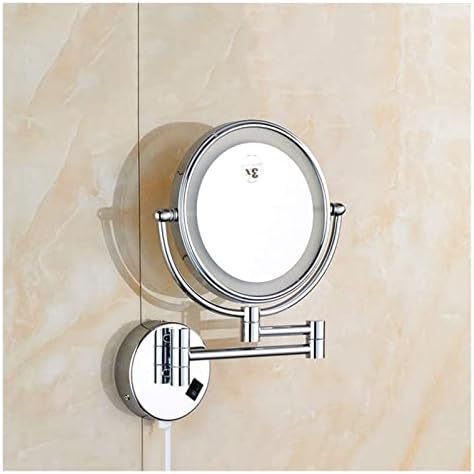 FUDGIO 8-inch LED Wall-Mounted Makeup Mirror