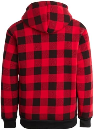Quad Seven Boys Hoodie Sweatshirt - Sherpa Lined Heavyweight