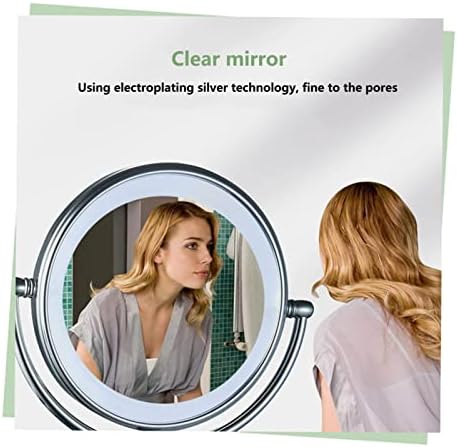 Lighted Makeup Mirror Wall Mounted with 3X Magnification
