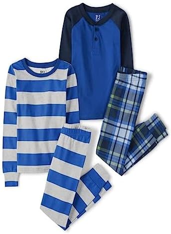 The Childrens Place Boys 2-Piece Cotton Pajama Set 1
